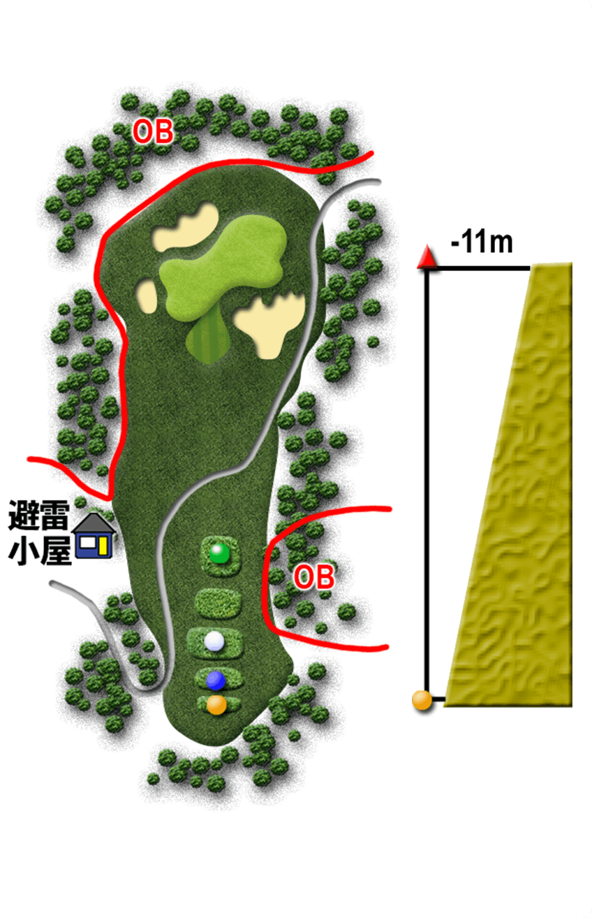 포레스트아사히카와 컨트리클럽 OUT HOLE : 3