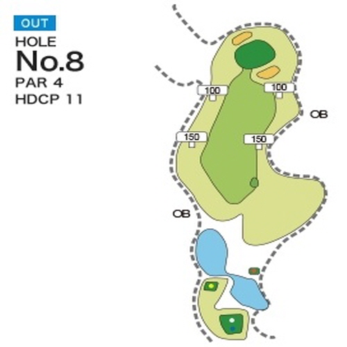 [PGM] 그레이트삿포로 컨트리클럽 OUT HOLE : 8