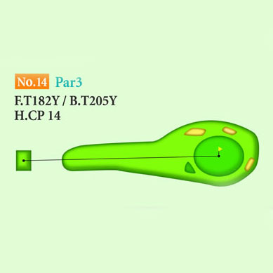 [싸이칸] 타케오우레시노 컨트리클럽 IN HOLE : 14