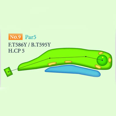[싸이칸] 타케오우레시노 컨트리클럽 OUT HOLE : 9