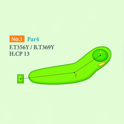 [싸이칸] 타케오우레시노 컨트리클럽 OUT HOLE : 1