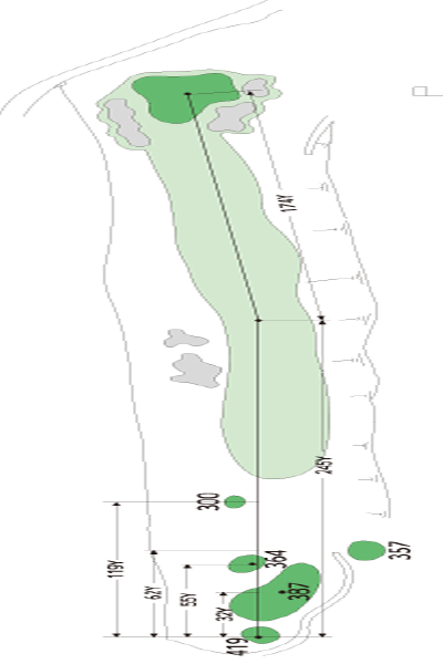 치란 컨트리클럽 OUT HOLE : 1