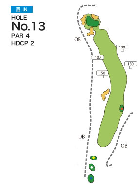 [PGM] 삿포로기타히로시마 골프클럽 니시 IN HOLE : 13