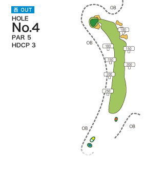 [PGM] 삿포로기타히로시마 골프클럽 니시 OUT HOLE : 4