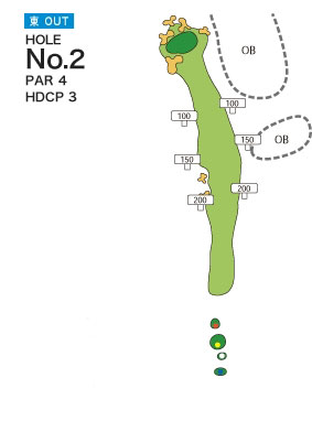 [PGM] 삿포로기타히로시마 골프클럽 히가시 OUT HOLE : 2