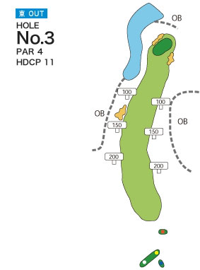 [PGM] 삿포로기타히로시마 골프클럽 히가시 OUT HOLE : 3