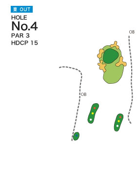 [PGM] 삿포로기타히로시마 골프클럽 히가시 OUT HOLE : 4