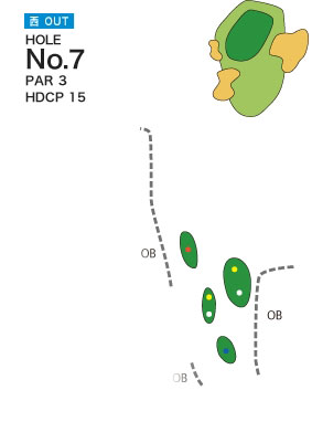[PGM] 삿포로기타히로시마 골프클럽 니시 OUT HOLE : 7