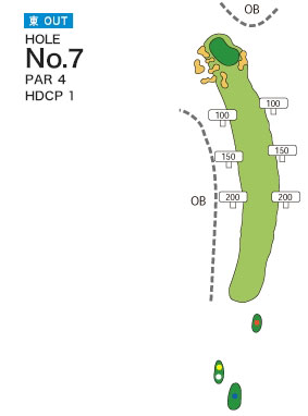 [PGM] 삿포로기타히로시마 골프클럽 히가시 OUT HOLE : 7
