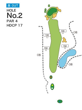 [PGM] 삿포로기타히로시마 골프클럽 니시 OUT HOLE : 2