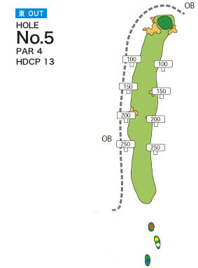 [PGM] 삿포로기타히로시마 골프클럽 히가시 OUT HOLE : 5
