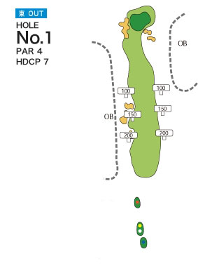 [PGM] 삿포로기타히로시마 골프클럽 히가시 OUT HOLE : 1