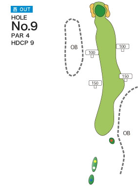 [PGM] 삿포로기타히로시마 골프클럽 니시 OUT HOLE : 9