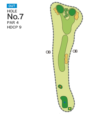 [PGM] 사츠키 골프 클럽 텐파이 코스  OUT HOLE : 7