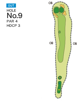 [PGM] 사츠키 골프 클럽 텐파이 코스  OUT HOLE : 9