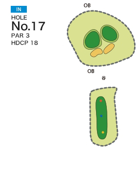 [PGM] 사츠키 골프 클럽 텐파이 코스  IN HOLE : 17