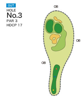 [PGM] 사츠키 골프 클럽 텐파이 코스  OUT HOLE : 3