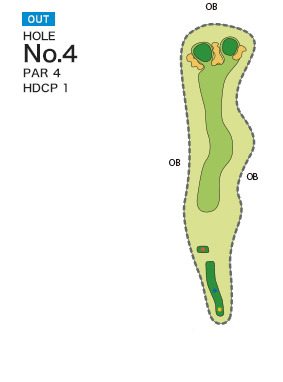 [PGM] 사츠키 골프 클럽 텐파이 코스  OUT HOLE : 4