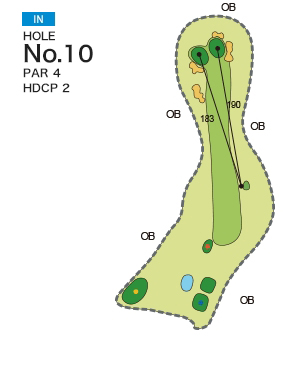 [PGM] 사츠키 골프 클럽 텐파이 코스  IN HOLE : 10