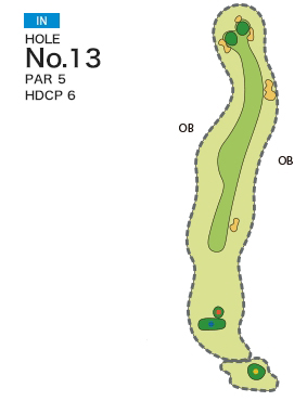 [PGM] 사츠키 골프 클럽 텐파이 코스  IN HOLE : 13