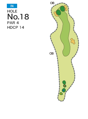 [PGM] 사츠키 골프 클럽 텐파이 코스  IN HOLE : 18