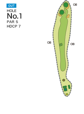 [PGM] 사츠키 골프 클럽 텐파이 코스  OUT HOLE : 1