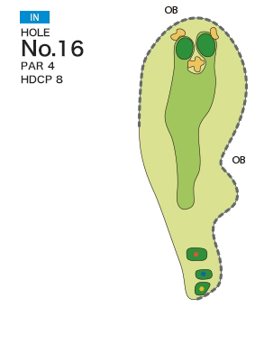 [PGM] 사츠키 골프 클럽 텐파이 코스  IN HOLE : 16