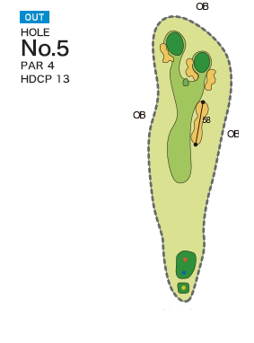 [PGM] 사츠키 골프 클럽 텐파이 코스  OUT HOLE : 5