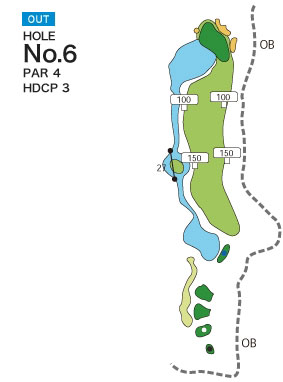 [PGM] 나카미네 골프클럽 OUT HOLE : 6
