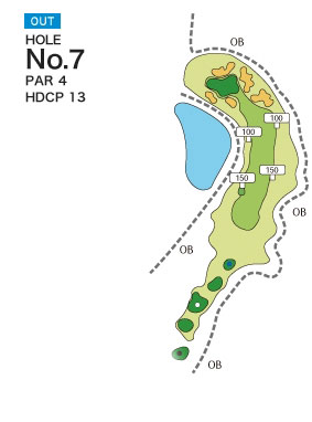 [PGM] 나카미네 골프클럽 OUT HOLE : 7