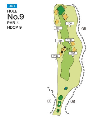 [PGM] 나카미네 골프클럽 OUT HOLE : 9