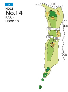 [PGM] 나카미네 골프클럽 IN HOLE : 14