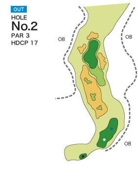 [PGM] 나카미네 골프클럽 OUT HOLE : 2