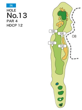 [PGM] 나카미네 골프클럽 IN HOLE : 13