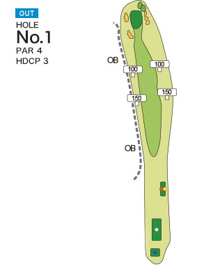 [PGM] 신치토세 컨트리클럽  호로카 OUT HOLE : 1