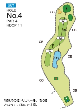 [PGM] 사츠키 골프 클럽 류오 코스 OUT HOLE : 4