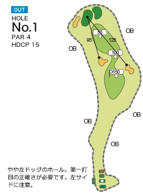 [PGM] 사츠키 골프 클럽 류오 코스 OUT HOLE : 1