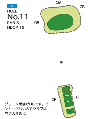 [PGM] 사츠키 골프 클럽 류오 코스 IN HOLE : 11