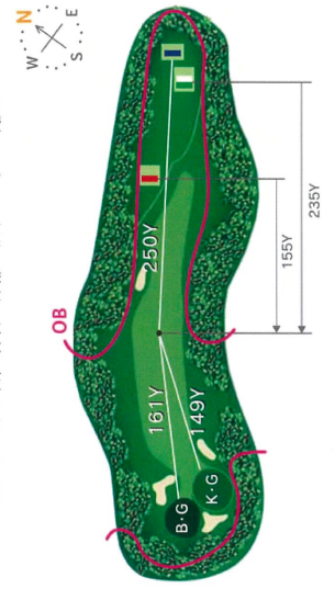 선골프리조트 와카미야코스 (구:와카미야골프클럽) OUT HOLE : 5