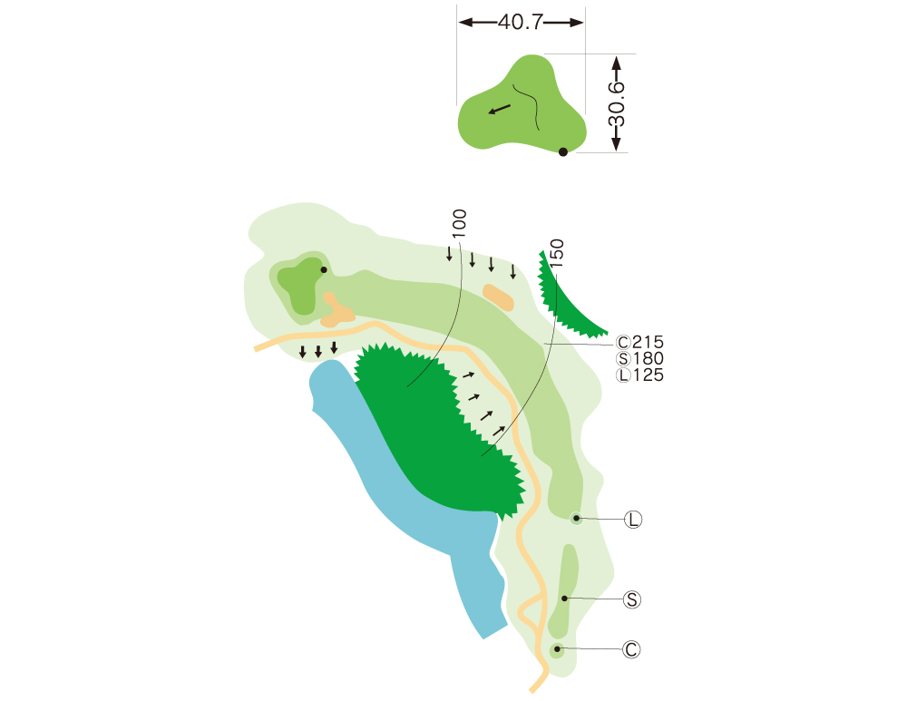 가고시마타카마키 컨트리클럽 OUT HOLE : 5