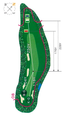 선골프리조트 와카미야코스 (구:와카미야골프클럽) IN HOLE : 18