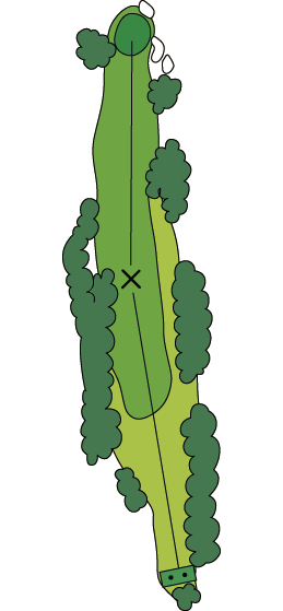 쿠시로 컨트리클럽 츠루이히가시 OUT HOLE : 1