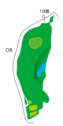 도마코(토마코)마이골프리조트72 에미나골프클럽 니시 IN HOLE : 17