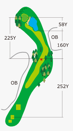 도마코(토마코)마이골프리조트72 에미나골프클럽 히가시 IN HOLE : 18