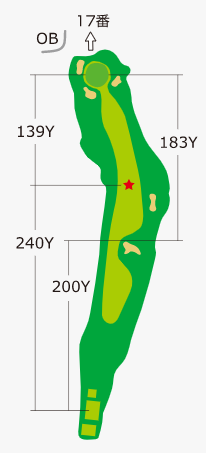 도마코(토마코)마이골프리조트72 에미나골프클럽 니시 IN HOLE : 16