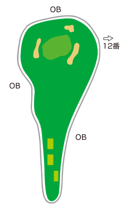 도마코(토마코)마이골프리조트72 아이리스골프클럽 IN HOLE : 11