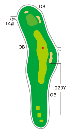 도마코(토마코)마이골프리조트72 아이리스골프클럽 IN HOLE : 13