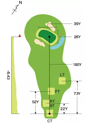 타이세츠잔 컨트리클럽 히가시 IN HOLE : 16