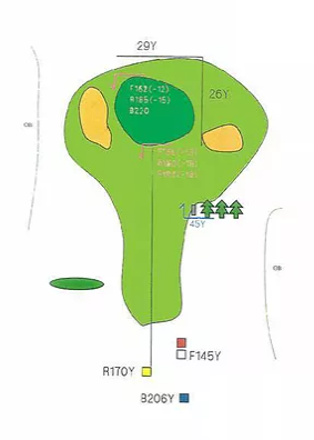 타이세츠잔 컨트리클럽 니시 OUT HOLE : 2