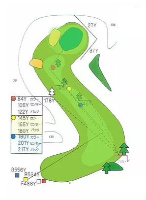 타이세츠잔 컨트리클럽 니시 OUT HOLE : 3